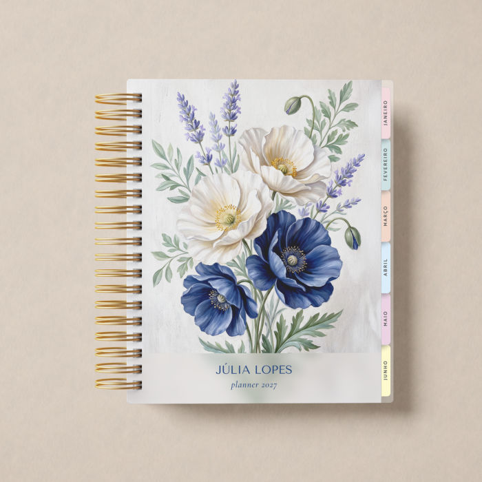 Planner Weekly Blue Spring
