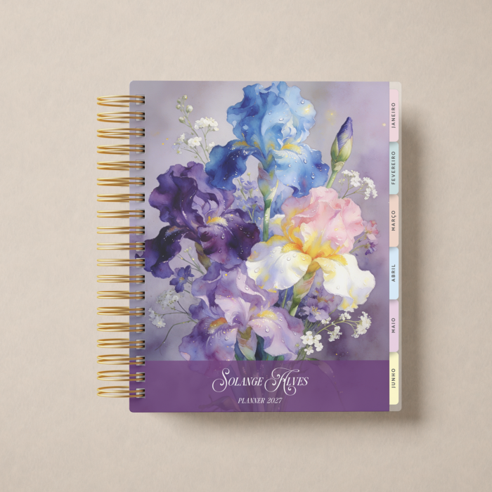 Planner Weekly Purple Gleam