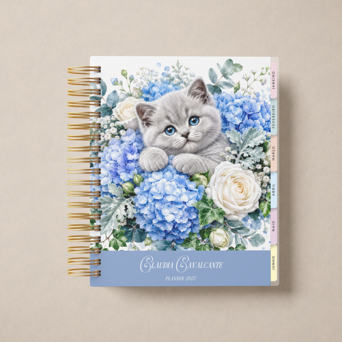 Planner Weekly Bleu Câlin