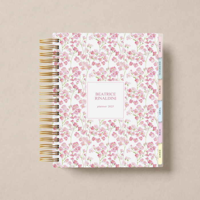 Planner Weekly Blossom Letter