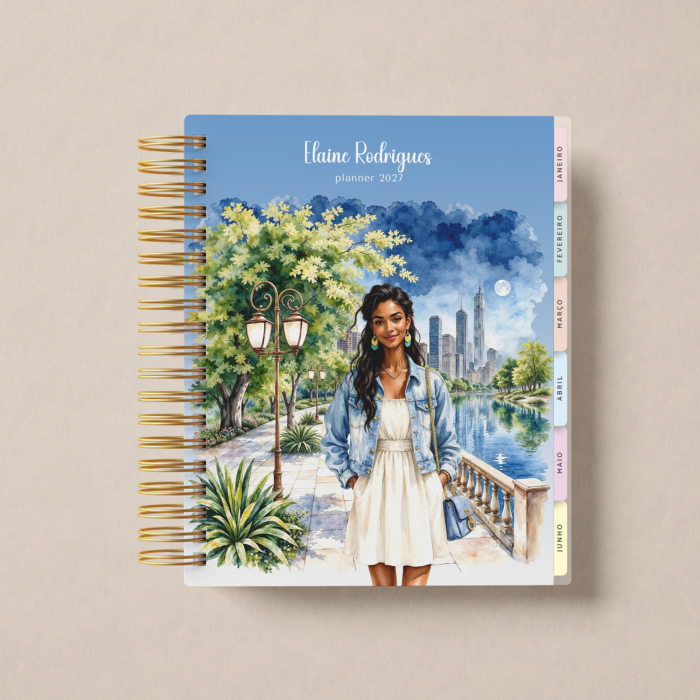 Planner Weekly Fleur Bleu 01