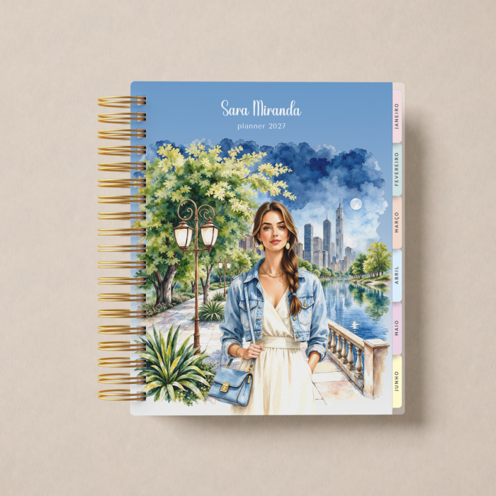 Planner Weekly Fleur Bleu 02