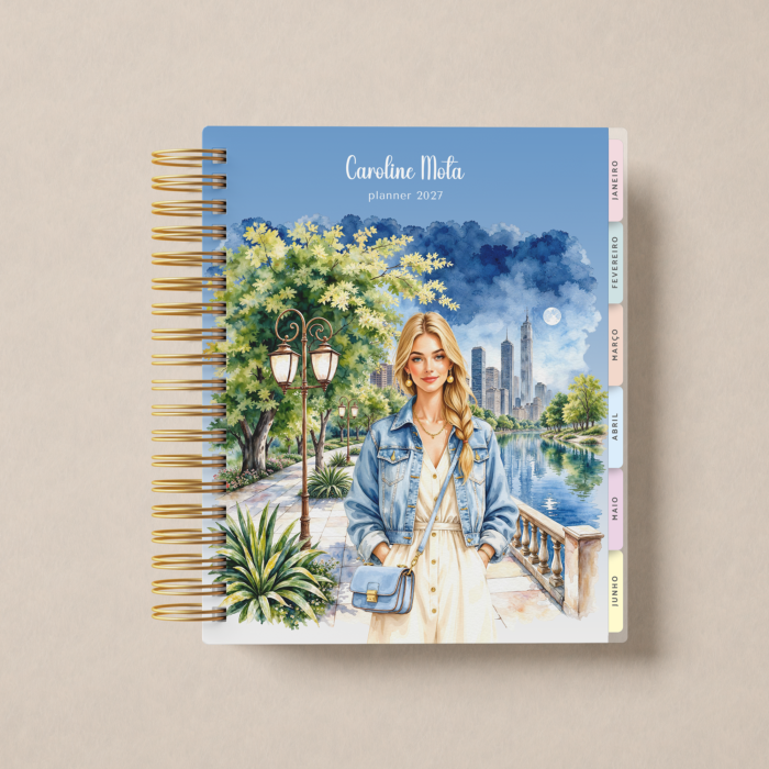 Planner Weekly Fleur Bleu 03