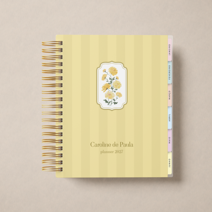 Planner Weekly Girassol Dourado