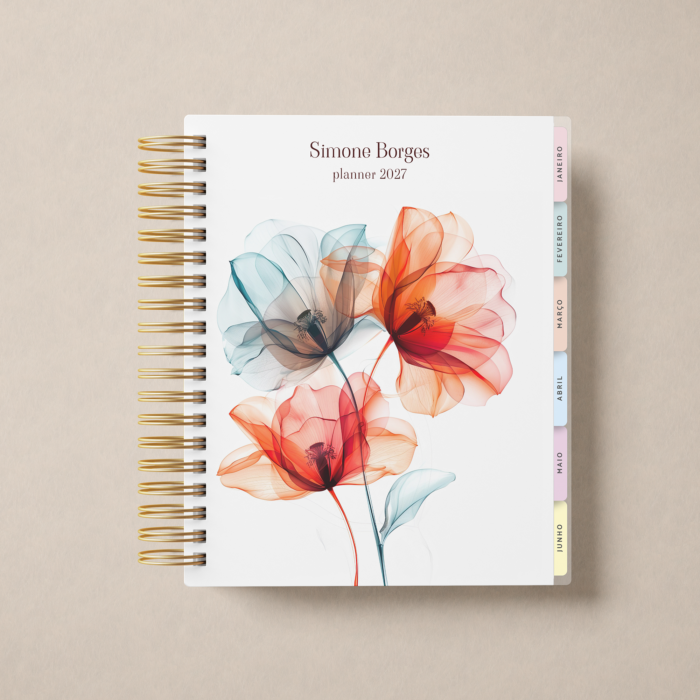 Planner Weekly Glass Petals