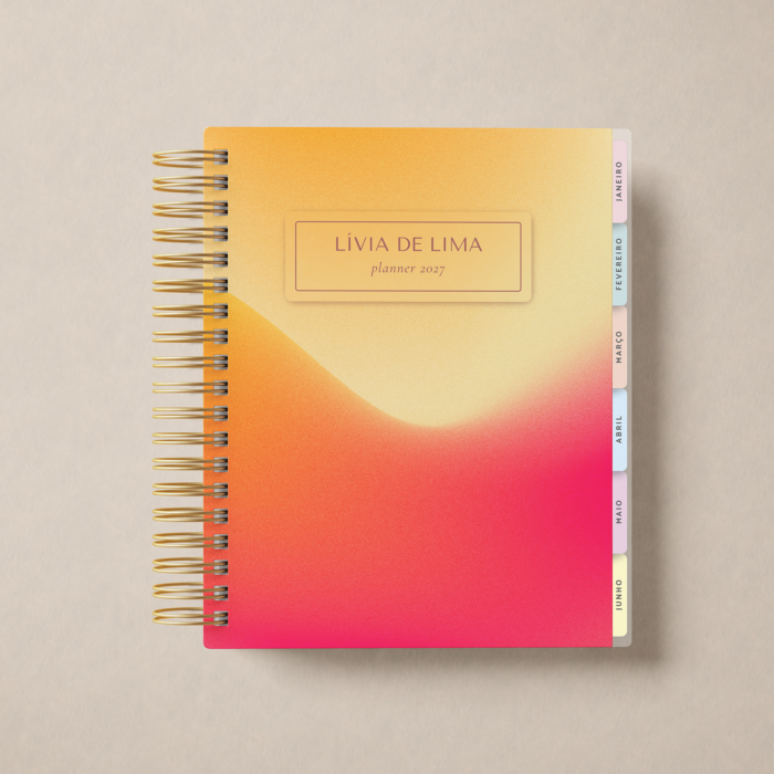 Planner Weekly Golden Glow