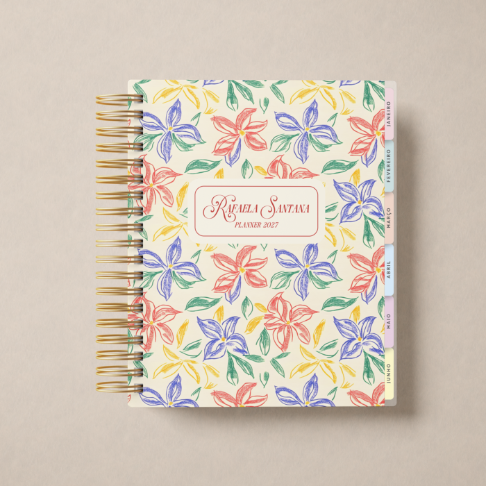 Planner Weekly Jardim Colorido