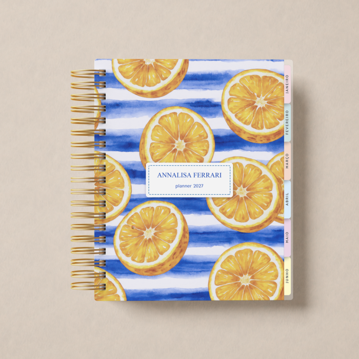 Planner Weekly Laranja Solar
