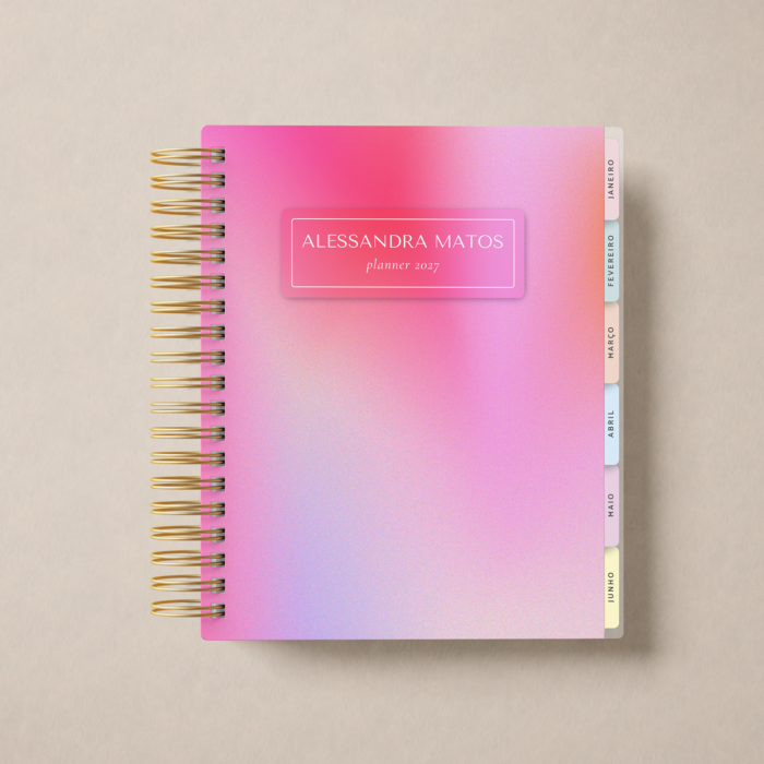 Planner Weekly Rosy Veil