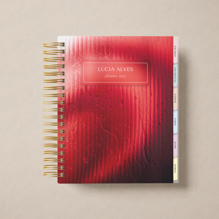 Planner Weekly Scarlet Pulse