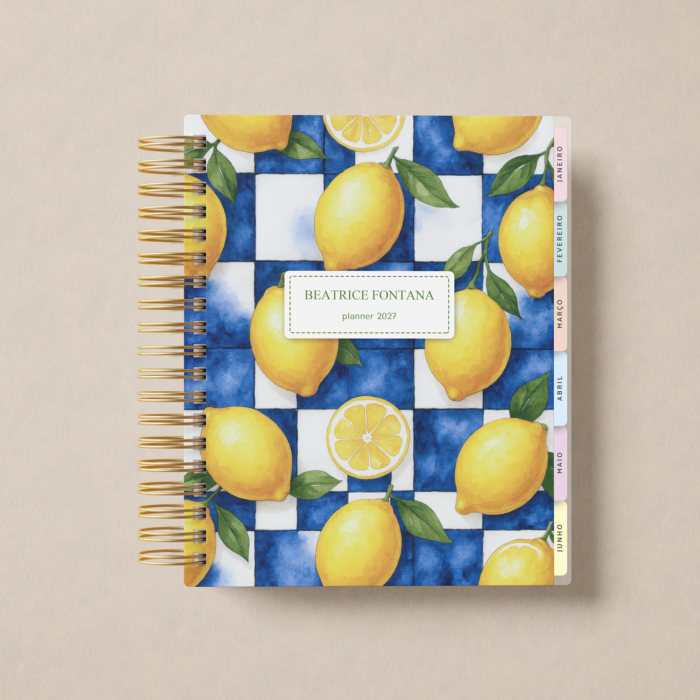 Planner Weekly Sicília Azul