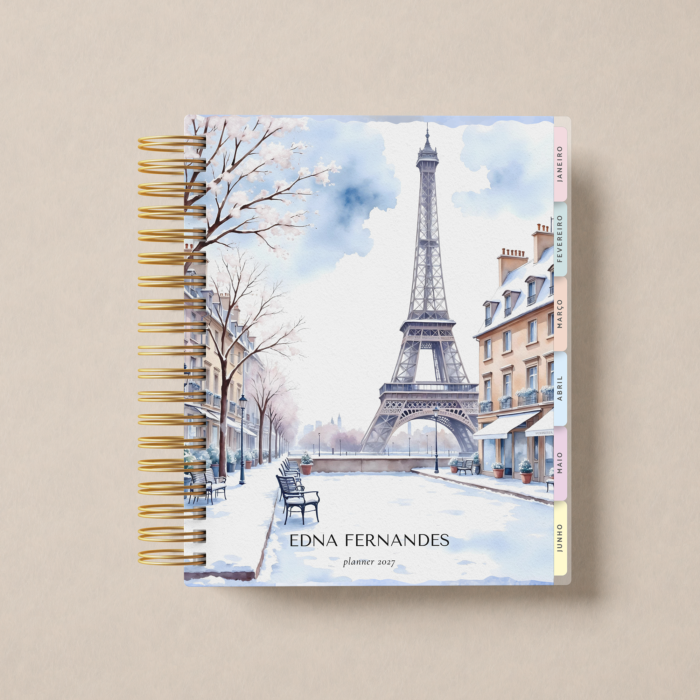 Planner Weekly Winter Eiffel