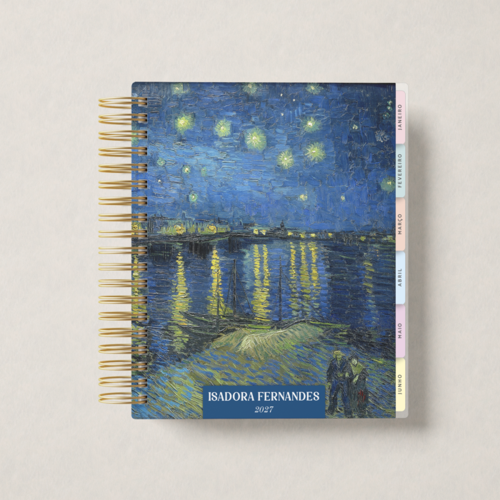 Planner Weekly Starry Night Over the Rhone